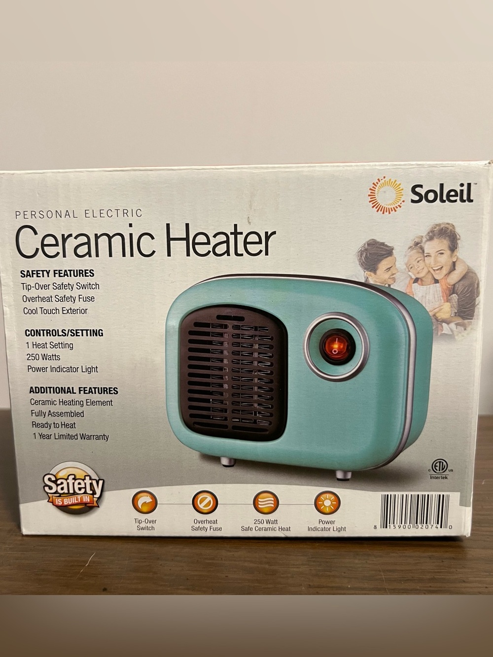 Soleil Mini Ceramic Heater